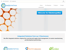 Tablet Screenshot of chemosyntha.com